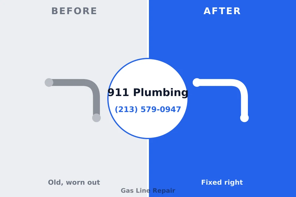 Before and after: plumbing repair Sheridan, IL